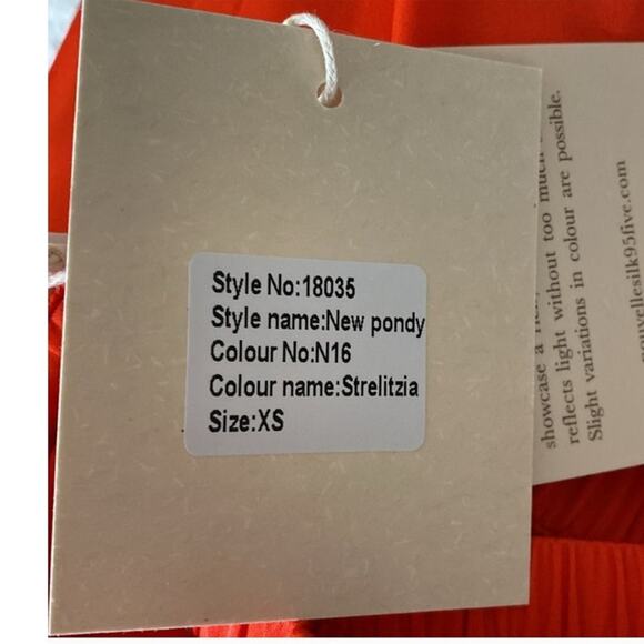 NWT FREE PEOPLE Puna Pondy Pants & Top Set by Nouvelle Silk95Five $620 XS Red - Picture 10 of 10